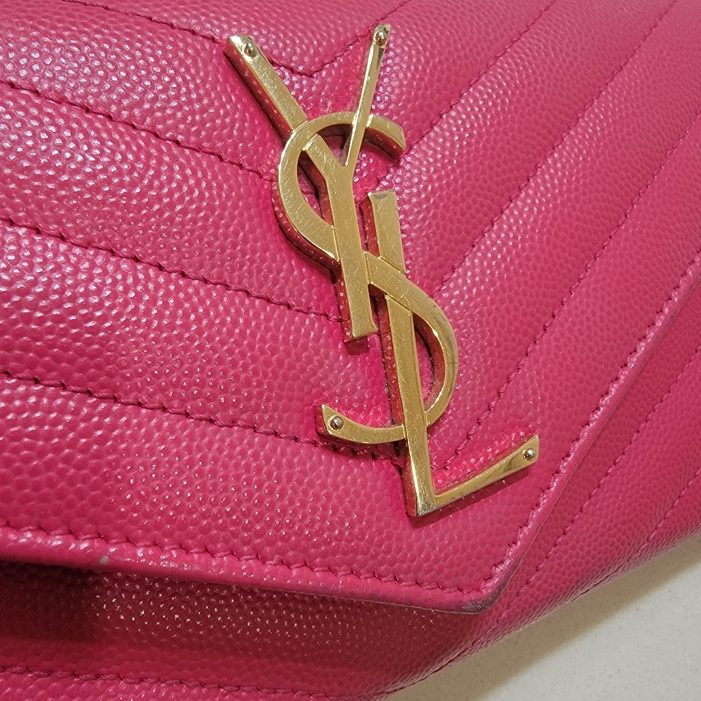 Yves Saint Laurent Matelasse Flap Wallet - Picture 11 of 13
